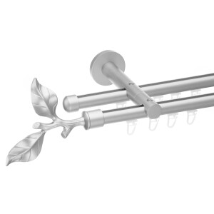 Galerie dubla Galaz profil crom mat 19mm