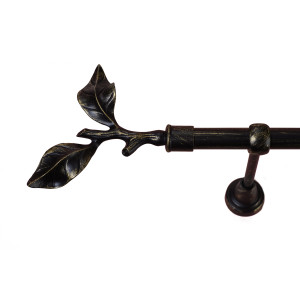 Galerie simpla Galaz negru antichizat 19mm
