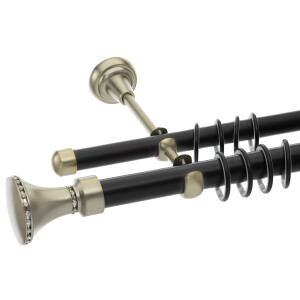 Galerie dubla Grace II black gold 25mm