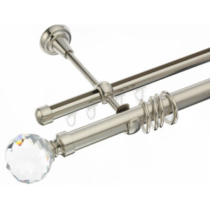 Galerie dubla Kula Crystal teava si profil inox 25mm