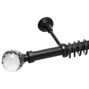 Galerie simpla Kula Crystal negru 25mm
