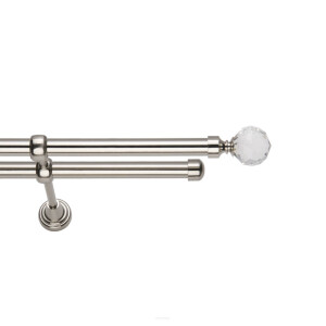 Galerie dubla Kula Crystal fara inele inox 19mm