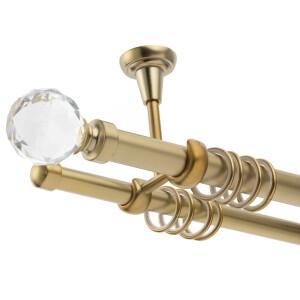 Galerie dubla tavan Kula Crystal gold 25mm