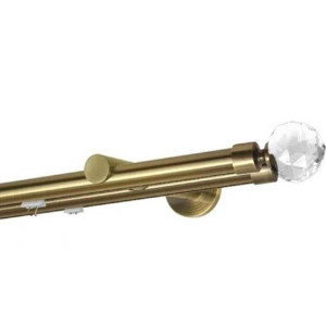 Galerie dubla Kula Crystal profil aur antic 19mm