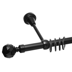 Galerie simpla Kula Crystal negru 19mm