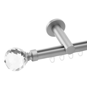 Galerie simpla Kula Crystal profil crom mat 25mm