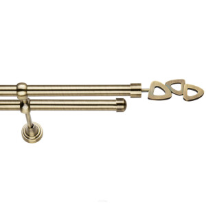 Galerie dubla Lillet fara inele aur antic 19mm