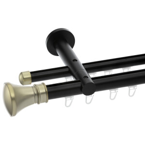 Galerie dubla Luxor profil black gold 25mm