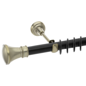 Galerie simpla Luxor II black gold 25mm