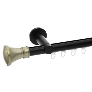 Galerie simpla Luxor profil black gold 25mm