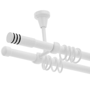 Galerie dubla tavan Modulo alb lucios 19mm
