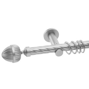 Galerie simpla Odeon teava twister suport universal crom mat 25mm
