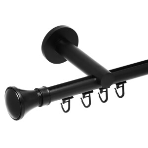 Galerie simpla Prince profil negru 19mm