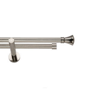 Galerie dubla Prince suport universal inox 19mm