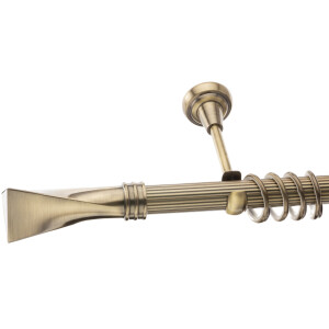 Galerie simpla Swing teava striata aur antic 25mm