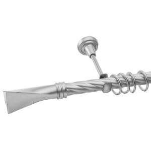 Galerie simpla Swing teava twister crom mat 25mm