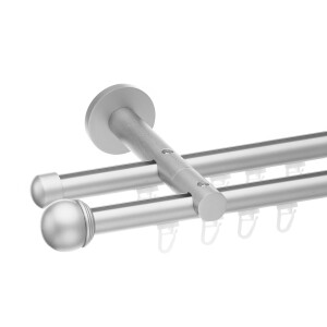 Galerie dubla Todi max profil crom mat 19mm