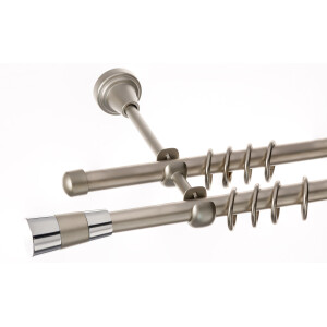 Galerie dubla Valeo crom mat 16mm