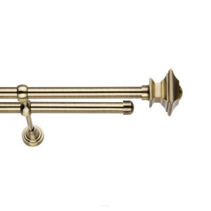Galerie dubla Verdi fara inele aur antic 19mm