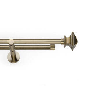 Galerie dubla Verdi suport universal aur antic 19mm