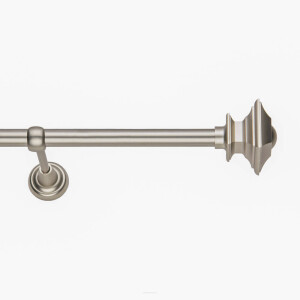 Galerie simpla Verdi fara inele crom mat 19mm