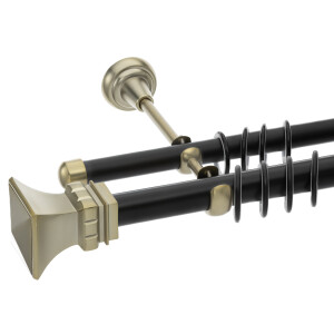 Galerie dubla Verona II black gold 25mm