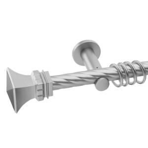 Galerie simpla Verona teava twister suport universal crom mat 25mm