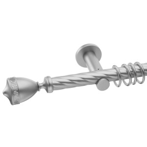 Galerie simpla Versus teava twister suport universal crom mat 25mm