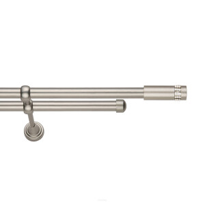Galerie dubla Xantos fara inele crom mat 19mm