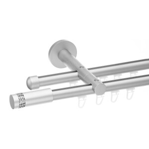 Galerie dubla Xantos profil crom mat 19mm