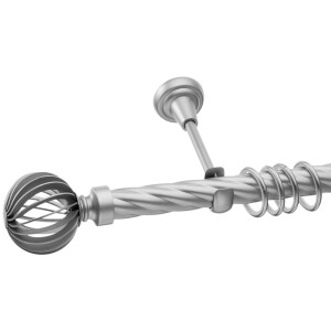 Galerie simpla Zara teava twister crom mat 25mm