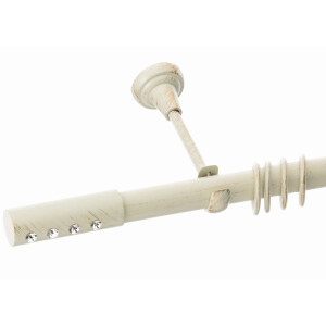 Galerie simpla Allure 25mm alb antichizat
