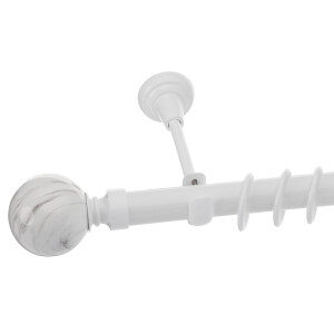 Galerie simpla Ball alb lucios 25mm