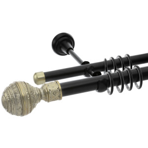 Galerie dubla Betina black gold 25mm