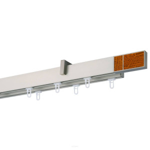 Galerie dubla tavan Square line Boss Cires  crom mat