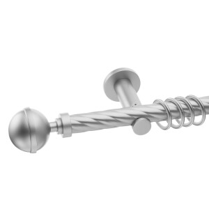 Galerie simpla Kula Lux teava twister suport universal crom mat 25mm