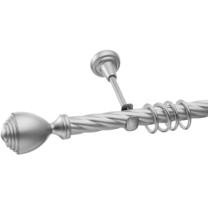 Galerie simpla Palacio teava twister crom mat 25mm