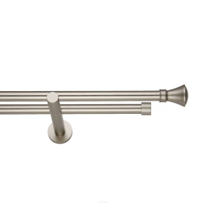 Galerie dubla Prince suport universal crom mat 19mm