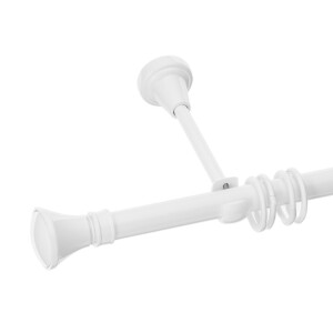 Galerie simpla Prince alb lucios 19mm