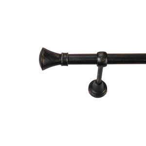 Galerie simpla Prince negru antichizat 19mm