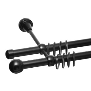 Galerie dubla Todi Max negru 19mm