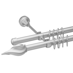 Galerie dubla Twister crom mat 19mm