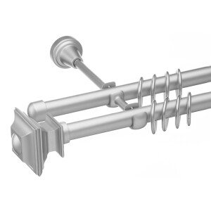 Galerie dubla Verdi crom mat 19mm