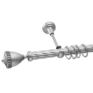 Galerie simpla Vienna teava twister crom mat 25mm