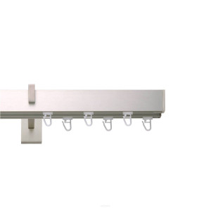 Galerie dubla Square line Capacel teava  crom mat