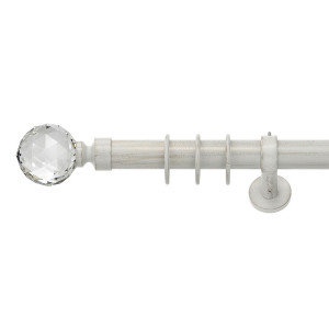 Galerie simpla Kula Crystal alb antichizat