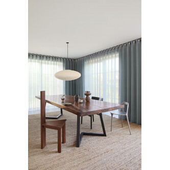 Sina aluminiu negru CurtainLight