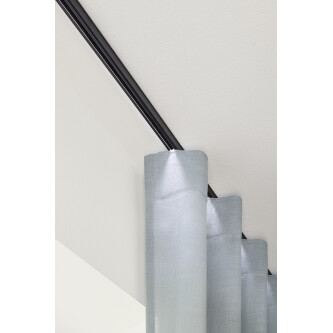 Sina aluminiu negru CurtainLight