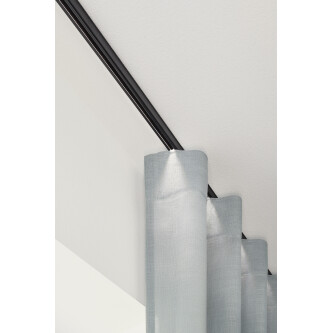 Sina aluminiu negru CurtainLight