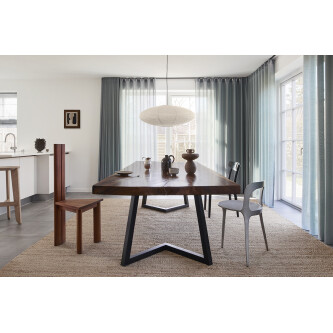 Sina aluminiu negru CurtainLight